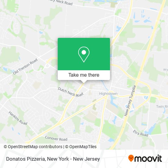 Mapa de Donatos Pizzeria