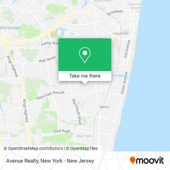 Avenue Realty map