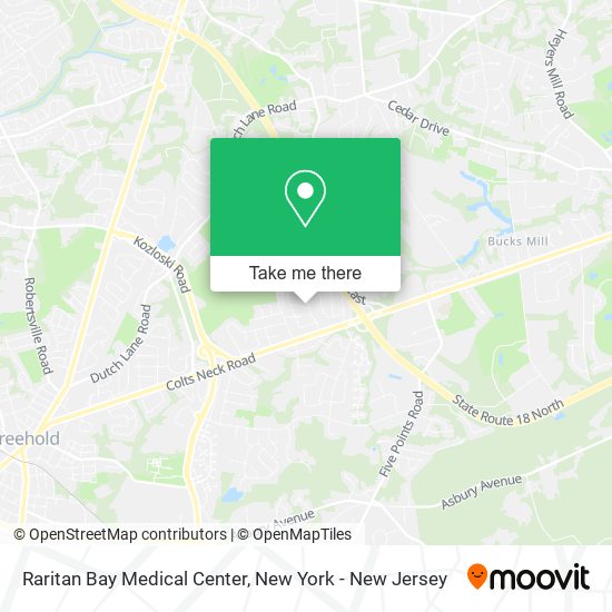 Mapa de Raritan Bay Medical Center