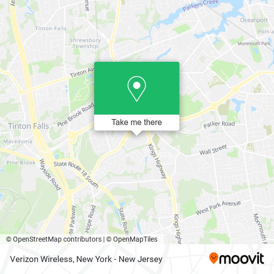 Verizon Wireless map