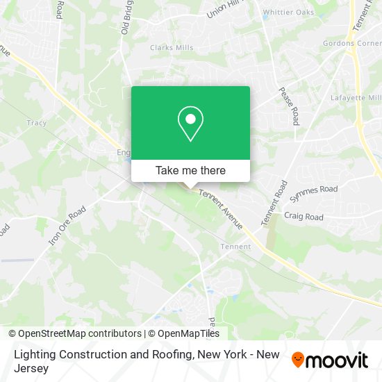 Lighting Construction and Roofing map