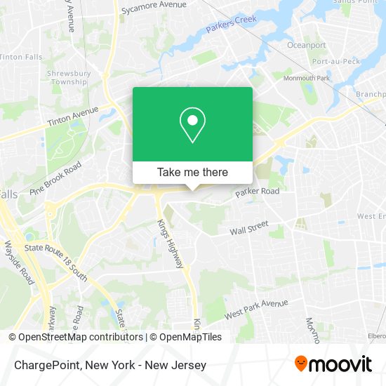 ChargePoint map