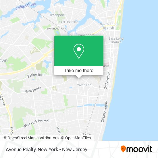 Avenue Realty map