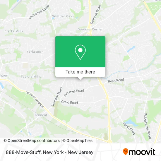 Mapa de 888-Move-Stuff