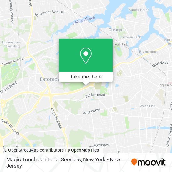 Magic Touch Janitorial Services map