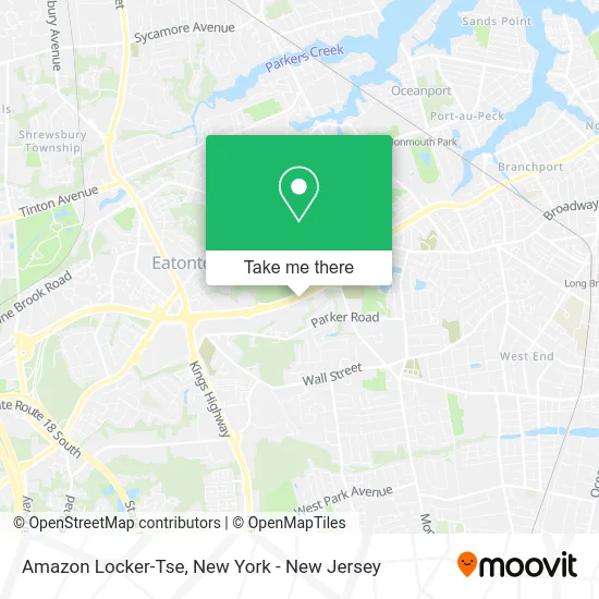 Amazon Locker-Tse map