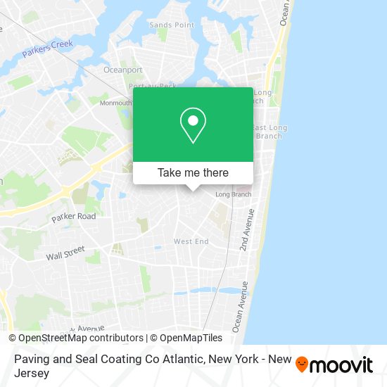 Mapa de Paving and Seal Coating Co Atlantic