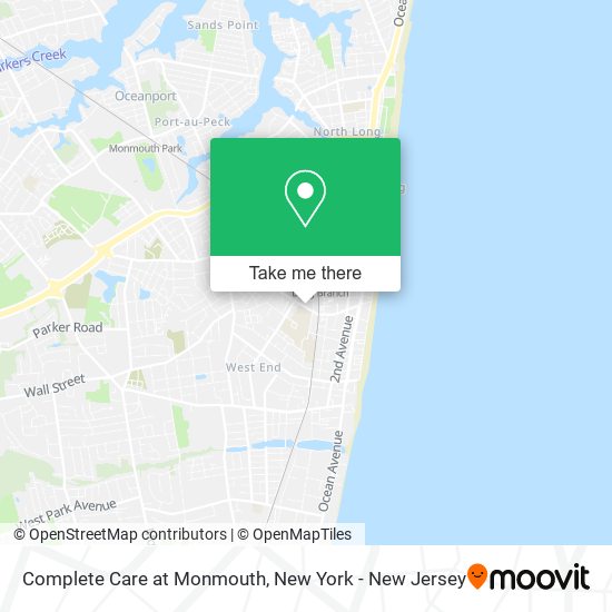 Complete Care at Monmouth map