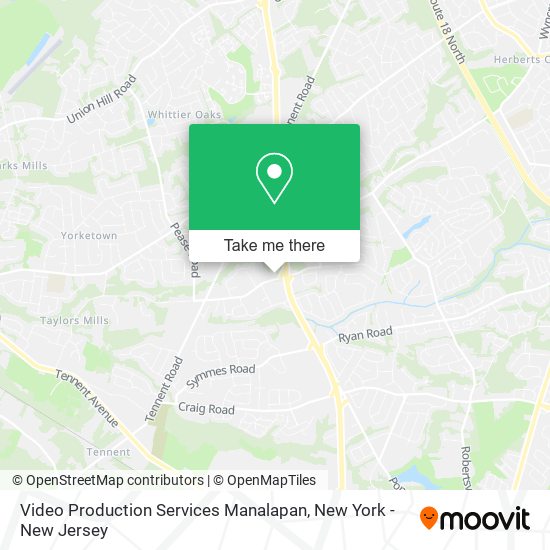 Video Production Services Manalapan map