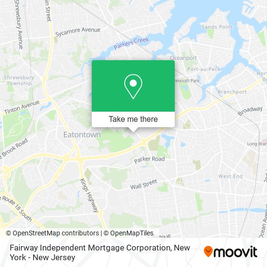 Mapa de Fairway Independent Mortgage Corporation