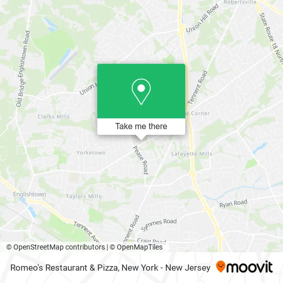 Romeo's Restaurant & Pizza map