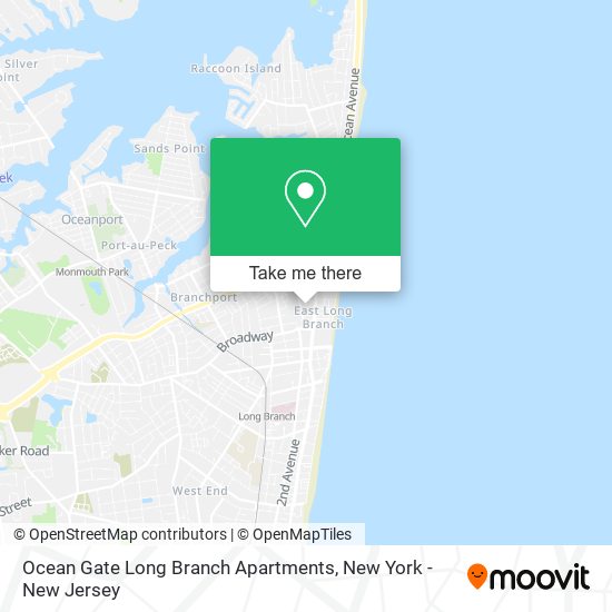 Mapa de Ocean Gate Long Branch Apartments