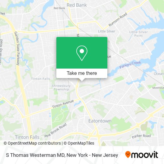 S Thomas Westerman MD map