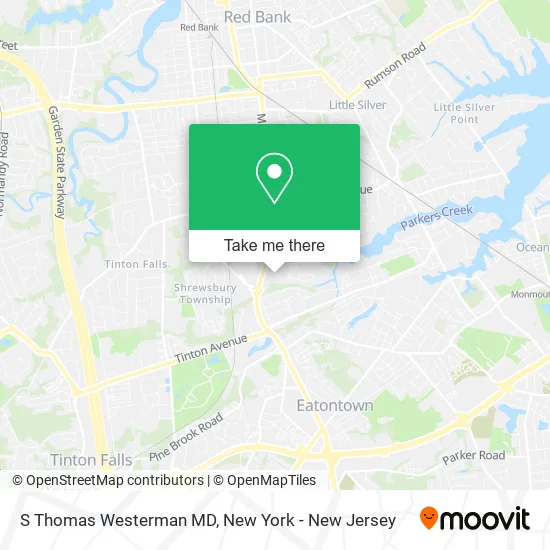 S Thomas Westerman MD map