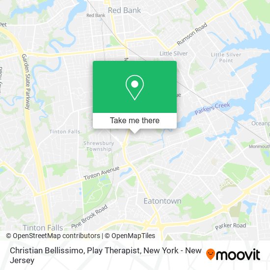 Christian Bellissimo, Play Therapist map