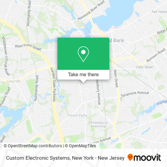 Custom Electronic Systems map