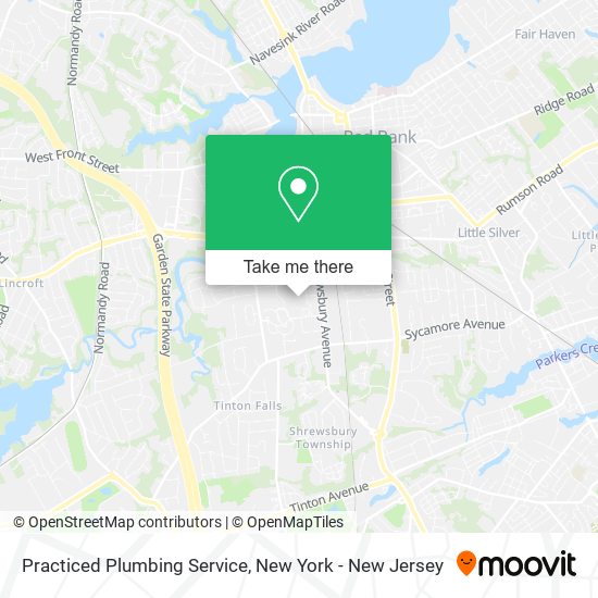 Practiced Plumbing Service map