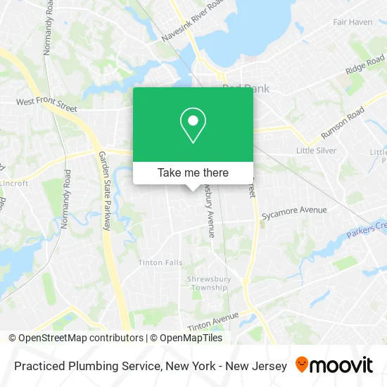 Practiced Plumbing Service map