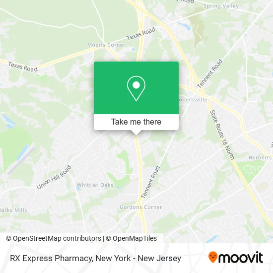 RX Express Pharmacy map