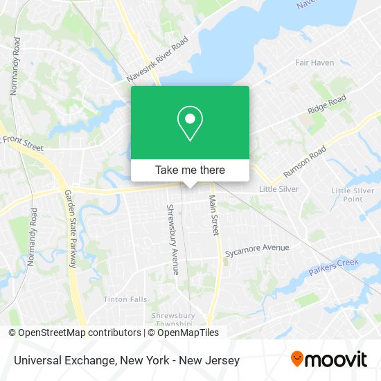 Mapa de Universal Exchange