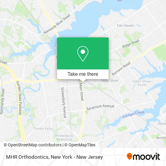 MHR Orthodontics map