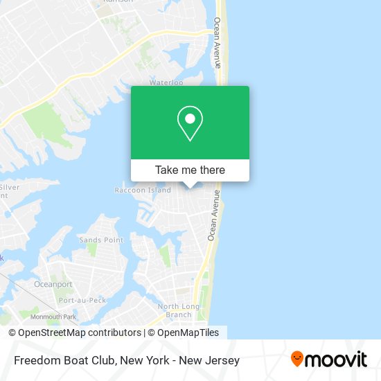 Freedom Boat Club map