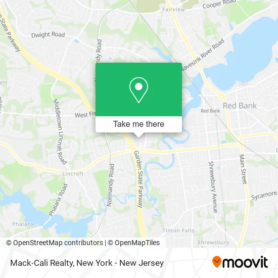 Mack-Cali Realty map