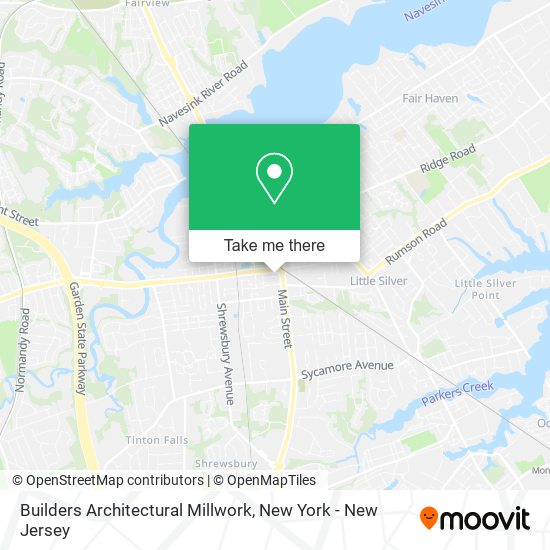 Builders Architectural Millwork map