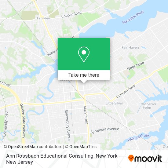 Mapa de Ann Rossbach Educational Consulting