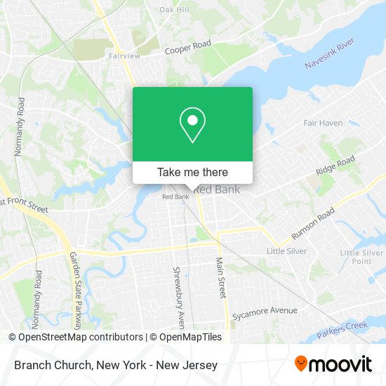 Branch Church map