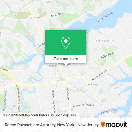 Mapa de Rocco Ravaschiere Attorney
