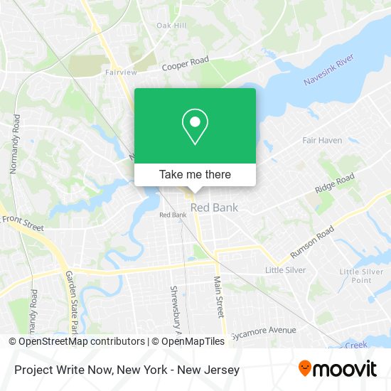 Project Write Now map