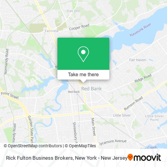 Rick Fulton Business Brokers map