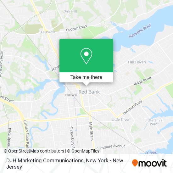Mapa de DJH Marketing Communications