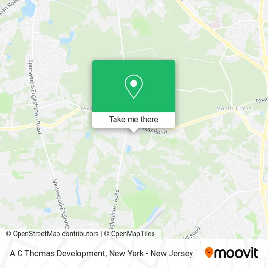 A C Thomas Development map