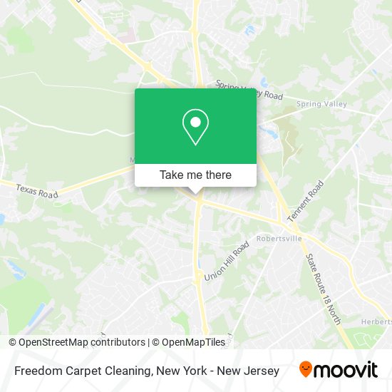 Freedom Carpet Cleaning map