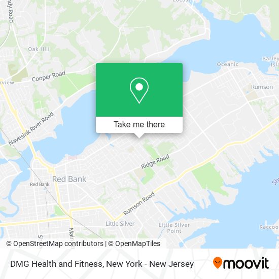 DMG Health and Fitness map