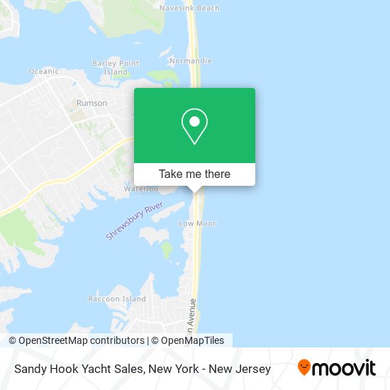 Sandy Hook Yacht Sales map