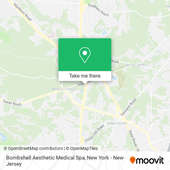 Mapa de Bombshell Aesthetic Medical Spa