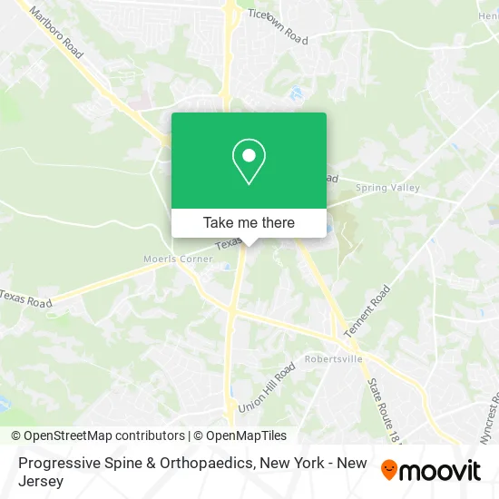 Progressive Spine & Orthopaedics map
