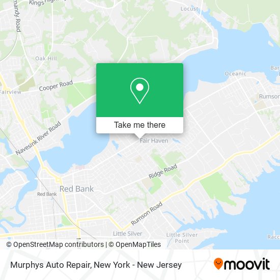 Murphys Auto Repair map