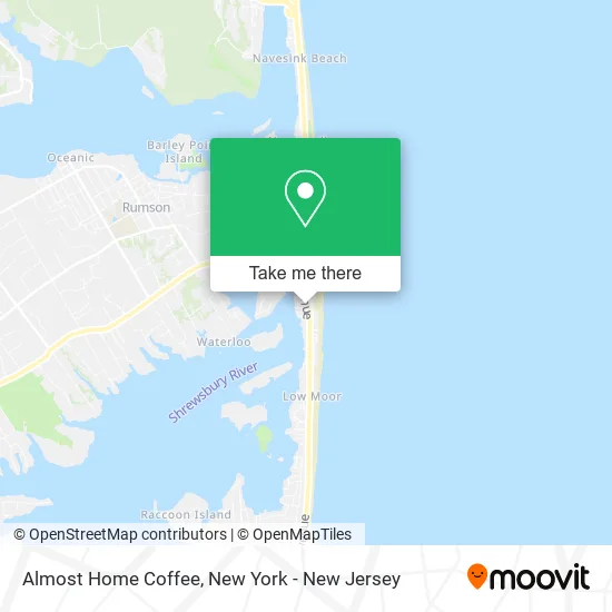 Almost Home Coffee map