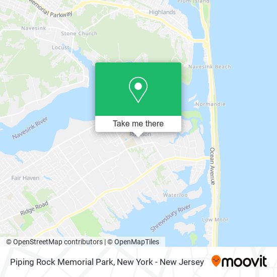 Mapa de Piping Rock Memorial Park