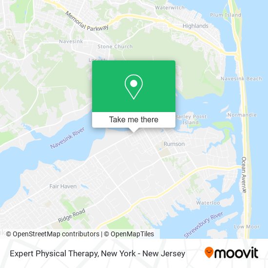 Expert Physical Therapy map