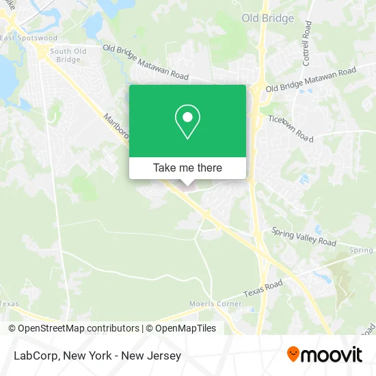 LabCorp map