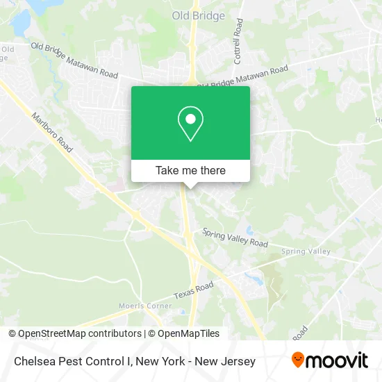 Chelsea Pest Control I map