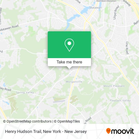 Henry Hudson Trail map