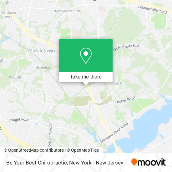 Be Your Best Chiropractic map