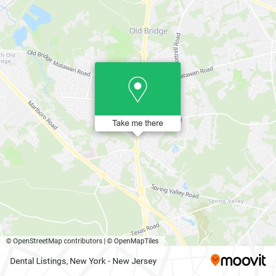 Mapa de Dental Listings