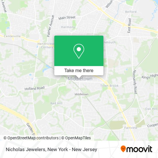 Mapa de Nicholas Jewelers